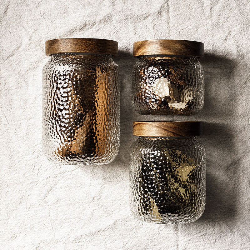 Bocal de Conservation Signature – Verre Borosilicate & Bois d'Acacia