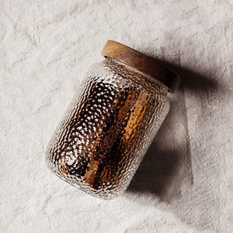 Bocal de Conservation Signature – Verre Borosilicate & Bois d'Acacia