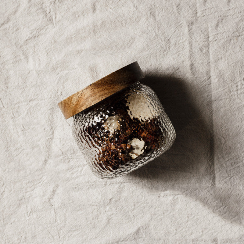 Bocal de Conservation Signature – Verre Borosilicate & Bois d'Acacia