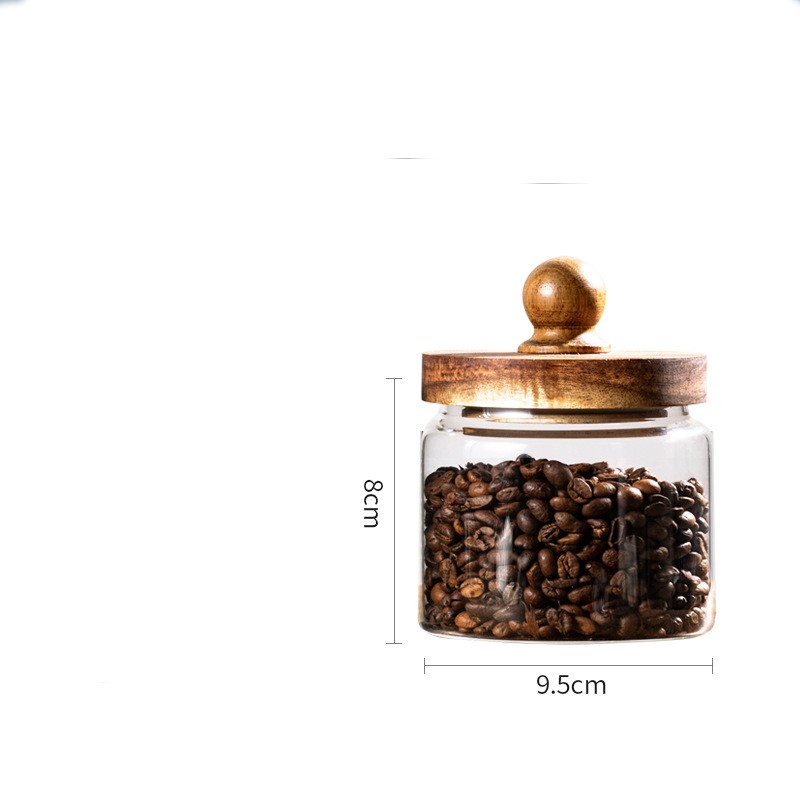 Bocal Signature en Bois & Borosilicate – L'Art d'Organiser sa Cuisine