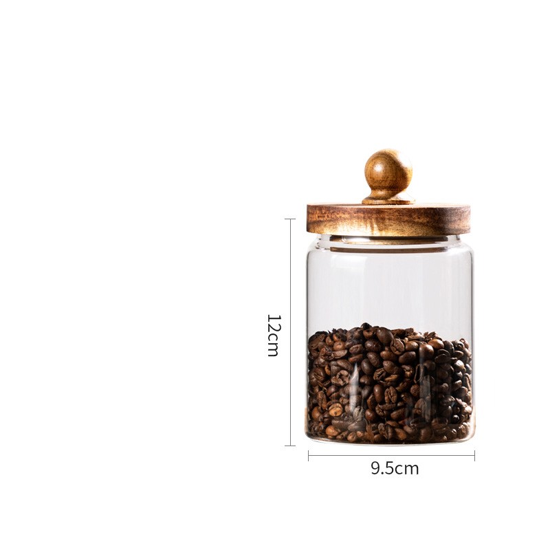 Bocal Signature en Bois & Borosilicate – L'Art d'Organiser sa Cuisine