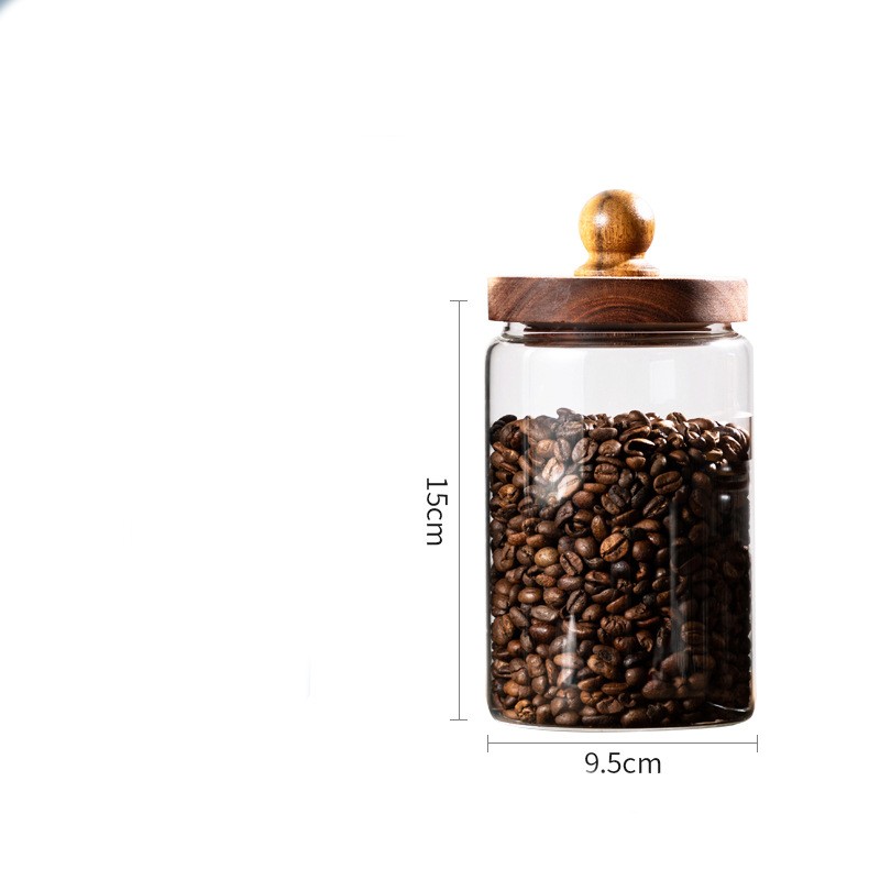 Bocal Signature en Bois & Borosilicate – L'Art d'Organiser sa Cuisine